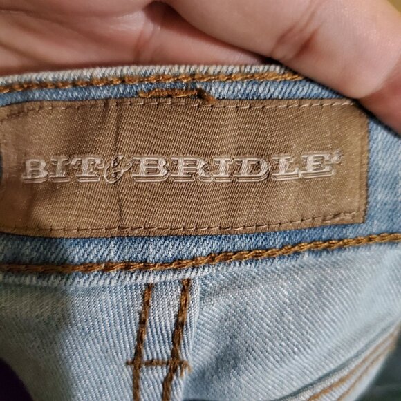 Bit & Bridle Shorts Womens Size 4 Light Blue Denim Classic Stretch *NWT* - Picture 2 of 11